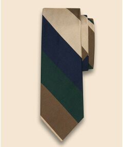 Brooks Brothers / ブルックス ブラザーズ ネクタイ | シルク　クワッドストライプ　レップタイ