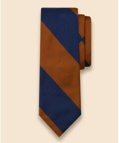 Brooks Brothers / ブルックス ブラザーズ ネクタイ | シルク　ラージダブルストライプ　レップタイ