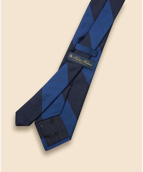 Brooks Brothers / ブルックス ブラザーズ ネクタイ | シルク　ラージダブルストライプ　レップタイ | 詳細5