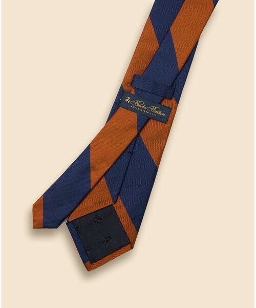 Brooks Brothers / ブルックス ブラザーズ ネクタイ | シルク　ラージダブルストライプ　レップタイ | 詳細7
