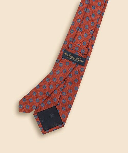Brooks Brothers / ブルックス ブラザーズ ネクタイ | シルク　スクエア×フラワーモチーフ　ジャカードタイ | 詳細3