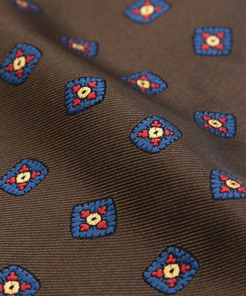 Brooks Brothers / ブルックス ブラザーズ ネクタイ | シルク　スクエア×メダリオンモチーフ　ジャカードタイ | 詳細2