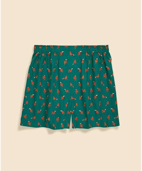 Brooks Brothers / ブルックス ブラザーズ トランクス | コットンブロードクロス　シーズナルモチーフプリント　ボクサーショーツ　Traditional Fit（グリーン）