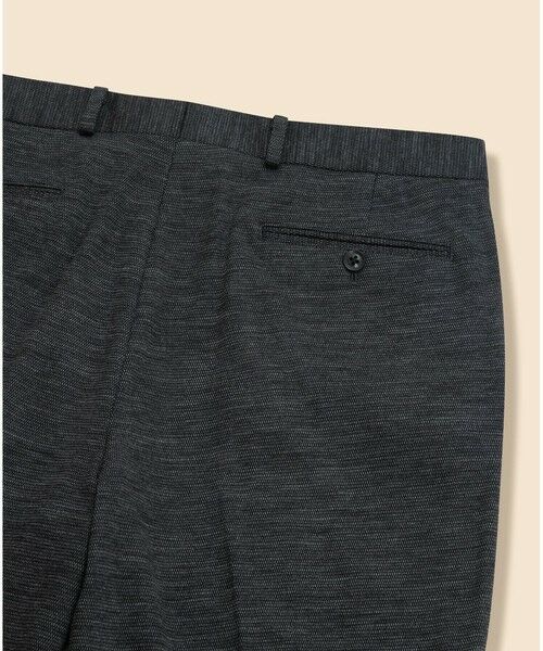 Brooks Brothers / ブルックス ブラザーズ スラックス・ドレスパンツ | ウール／ポリエステル　モクロディ　ニット　プレーンフロント　トラウザーズ　Classic | 詳細3
