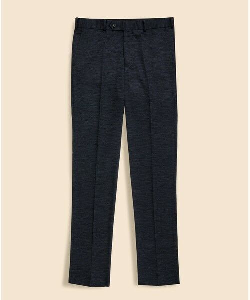 Brooks Brothers / ブルックス ブラザーズ スラックス・ドレスパンツ | ウール／ポリエステル　モクロディ　ニット　プレーンフロント　トラウザーズ　Classic（ネイビー）