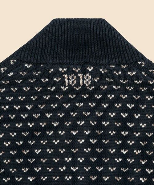 Brooks Brothers / ブルックス ブラザーズ ニット・セーター | コットン ドット ハーフジップ モックネックセーター | 詳細3