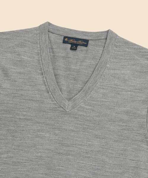 Brooks Brothers / ブルックス ブラザーズ セットアップ | メリノウール Vネックベスト | 詳細2