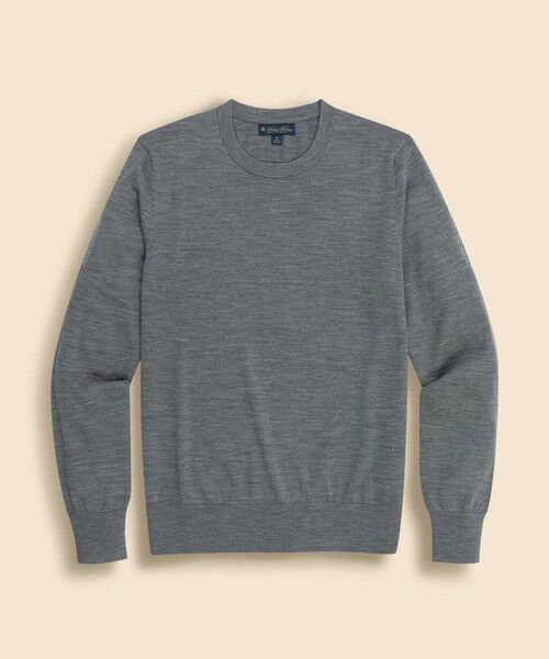 Brooks Brothers / ブルックス ブラザーズ ニット・セーター | メリノウール　クルーネックセーター（グレー）