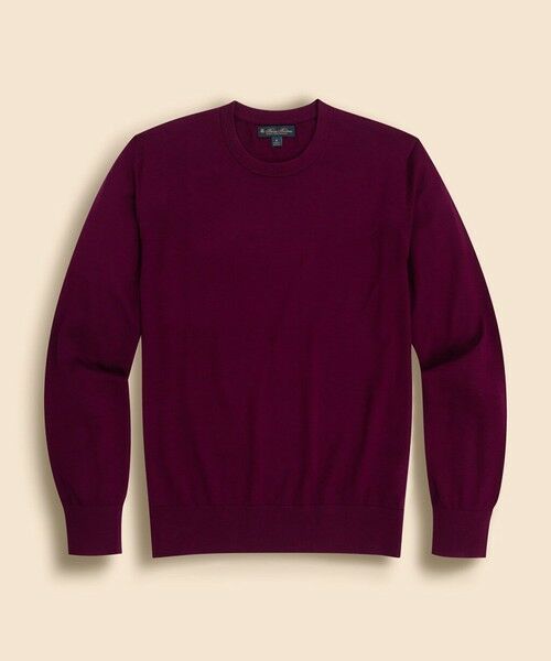 Brooks Brothers / ブルックス ブラザーズ ニット・セーター | メリノウール　クルーネックセーター（バーガンディー）