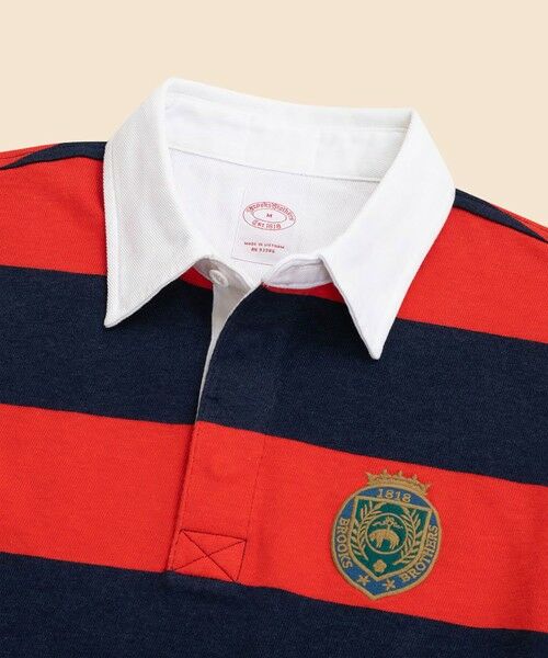 Brooks Brothers / ブルックス ブラザーズ ポロシャツ | コットンジャージー GFエンブレム ラグビーシャツ | 詳細2