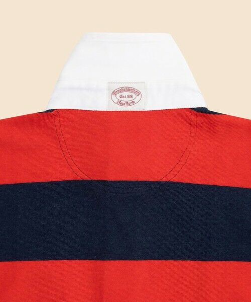 Brooks Brothers / ブルックス ブラザーズ ポロシャツ | コットンジャージー GFエンブレム ラグビーシャツ | 詳細4