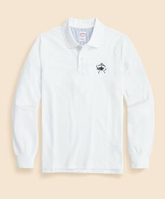 Brooks Brothers / ブルックス ブラザーズ ポロシャツ | スーピマコットン　ストレッチピケ　ヘンリーGF　ロングスリーブ　ポロシャツ