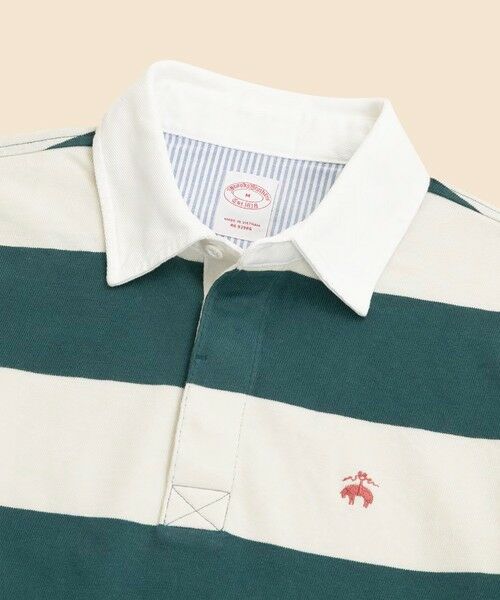 Brooks Brothers / ブルックス ブラザーズ ポロシャツ | コットンジャージー GFロゴ ラグビーシャツ | 詳細2