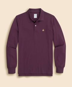 Brooks Brothers / ブルックス ブラザーズ ポロシャツ | GF　スーピマコットン　ストレッチピケ　ロングスリーブポロシャツ