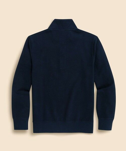 Brooks Brothers / ブルックス ブラザーズ スウェット | コットン フレンチリブ GFロゴ ハーフジップ モックネックプルオーバー | 詳細5