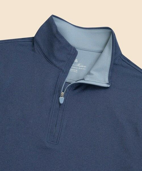 Brooks Brothers / ブルックス ブラザーズ スウェット | ◆オンラインストア限定◆ Performance Series ポリエステルブレンド ストレッチジャージー ハーフジップ モックネックプルオーバー | 詳細6
