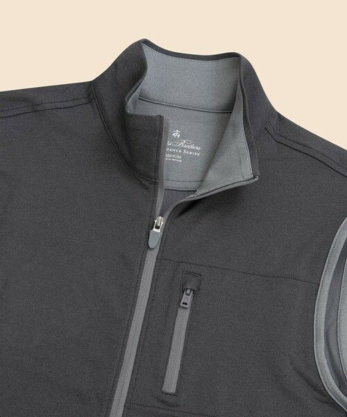 Brooks Brothers / ブルックス ブラザーズ ベスト | ◆オンラインストア限定◆ Performance Series ポリエステルブレンド ストレッチジャージー フルジップ モックネックベスト | 詳細2