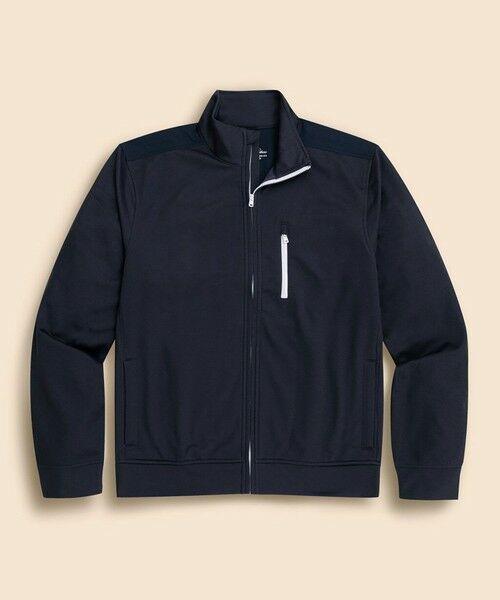Brooks Brothers / ブルックス ブラザーズ スウェット | ◆オンラインストア限定◆ Performance Series　ポリエステル　バックフリース　モックネック　フルジップ（ネイビー）