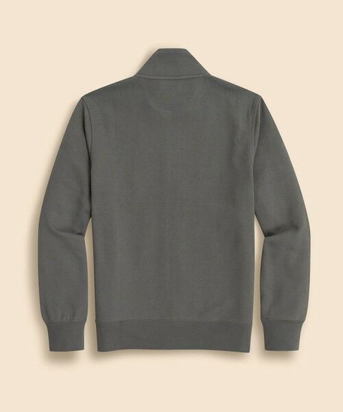 Brooks Brothers / ブルックス ブラザーズ スウェット | コットン/ポリエステル GFロゴ ダブルフェイス モックネック フルジップ | 詳細1