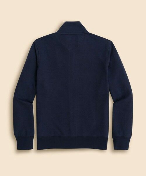 Brooks Brothers / ブルックス ブラザーズ スウェット | コットン/ポリエステル GFロゴ ダブルフェイス モックネック フルジップ | 詳細5