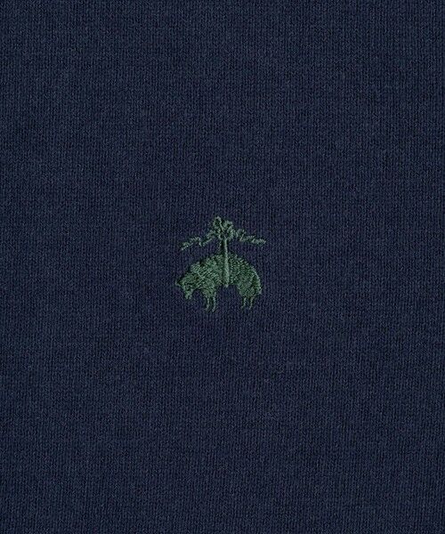 Brooks Brothers / ブルックス ブラザーズ スウェット | コットン/ポリエステル GFロゴ ダブルフェイス モックネック フルジップ | 詳細7