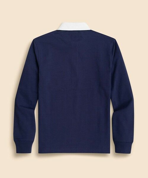 Brooks Brothers / ブルックス ブラザーズ ポロシャツ | コットンジャージー GFロゴ ソリッド ラグビーシャツ | 詳細5