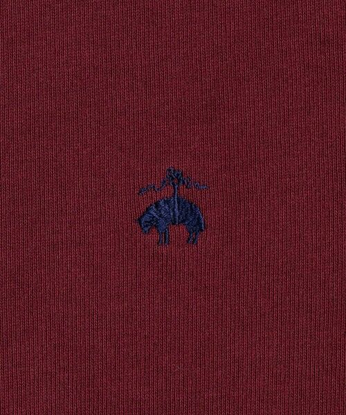 Brooks Brothers / ブルックス ブラザーズ ポロシャツ | コットンジャージー GFロゴ ソリッド ラグビーシャツ | 詳細11