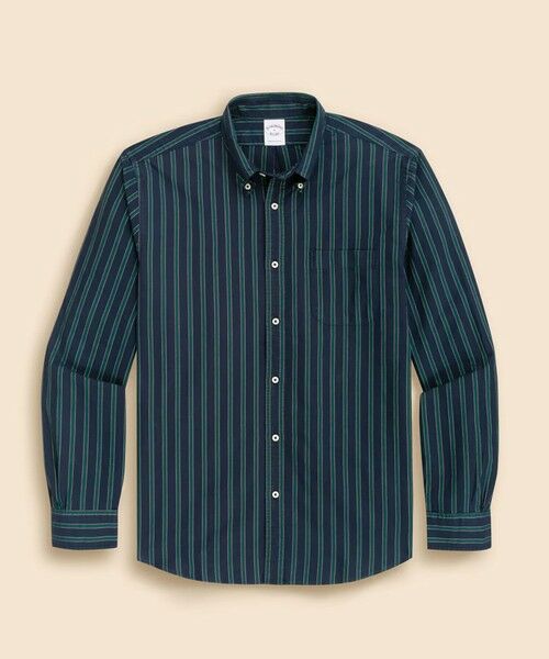 Brooks Brothers / ブルックス ブラザーズ シャツ・ブラウス | オックスフォード　シーズナルパターン　フライデーシャツ（ネイビー）