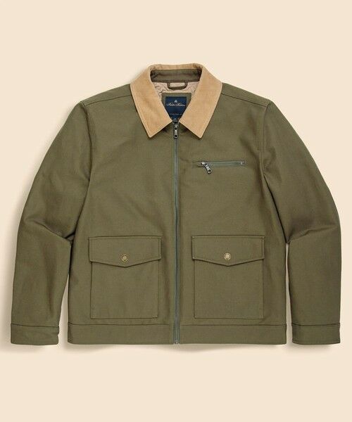 Brooks Brothers / ブルックス ブラザーズ その他アウター | コットンキャンバス　コーデュロイカラー　ワークジャケット（オリーブ）