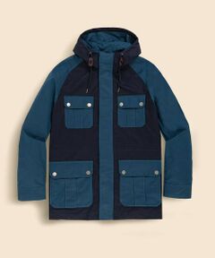 Brooks Brothers / ブルックス ブラザーズ その他アウター | コットン／ポリエステル　カラーブロック　フーデッド　ユーティリティジャケット