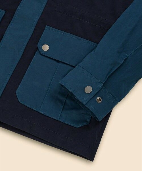 Brooks Brothers / ブルックス ブラザーズ その他アウター | コットン／ポリエステル　カラーブロック　フーデッド　ユーティリティジャケット | 詳細3