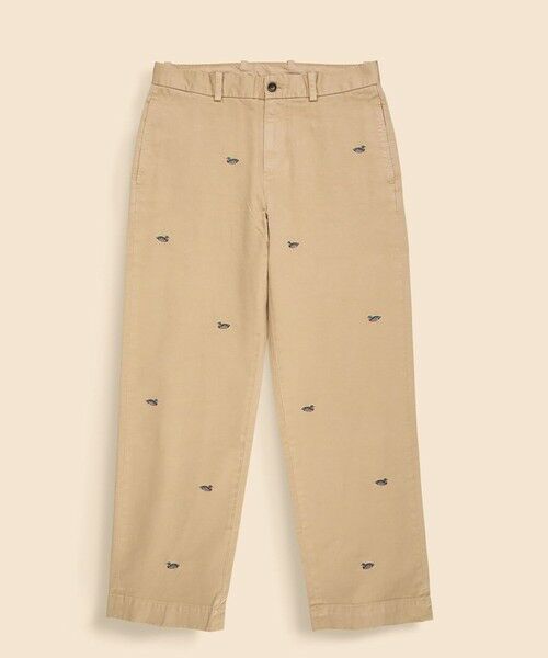 Brooks Brothers / ブルックス ブラザーズ チノ・ワークパンツ | コットン　ダックエンブロイダリー　ヘリテージチノパンツ（ベージュ）