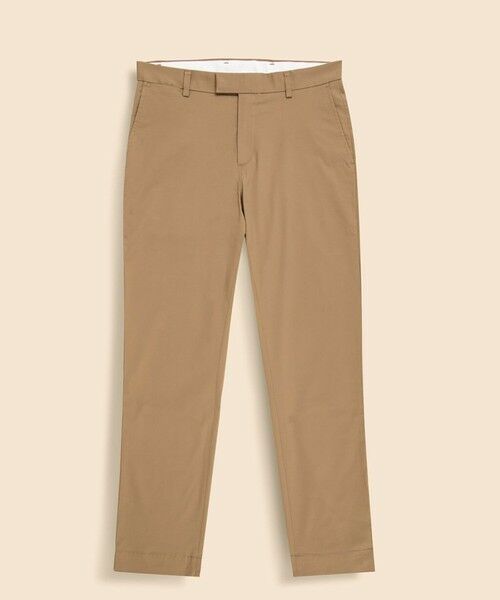 Brooks Brothers / ブルックス ブラザーズ チノ・ワークパンツ | ◆オンラインストア限定◆ Performance Series コットンブレンド プレーンフロント トラウザーズ(ライトベージュ)