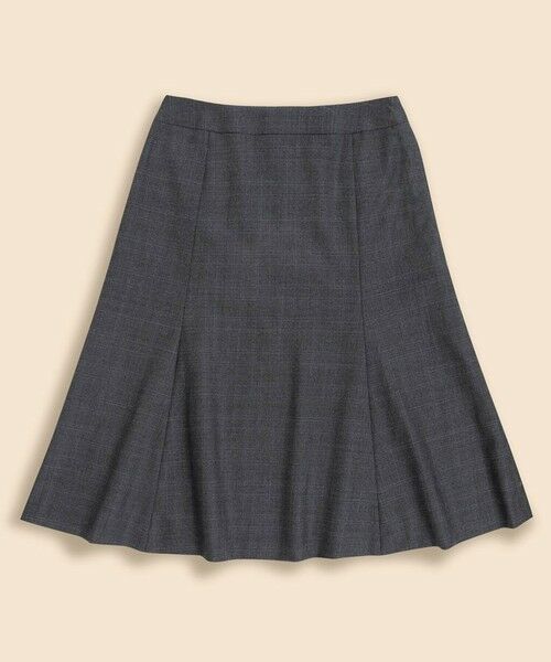 Brooks Brothers / ブルックス ブラザーズ ミニ・ひざ丈スカート | ウール グレンチェック フレアスカート | 詳細1