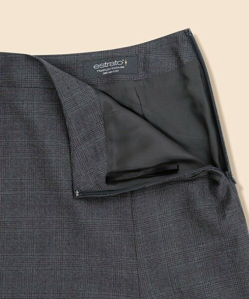 Brooks Brothers / ブルックス ブラザーズ ミニ・ひざ丈スカート | ウール グレンチェック フレアスカート | 詳細2