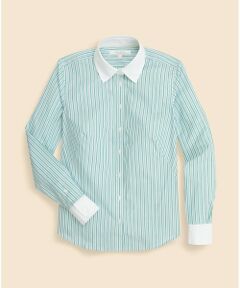 Brooks Brothers / ブルックス ブラザーズ シャツ・ブラウス | コットンストレッチ　ストライプ　クレリックシャツ　Fitted Fit