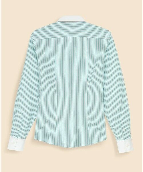 Brooks Brothers / ブルックス ブラザーズ シャツ・ブラウス | コットンストレッチ　ストライプ　クレリックシャツ　Fitted Fit | 詳細1