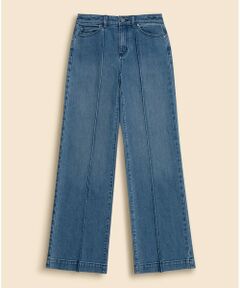 Brooks Brothers / ブルックス ブラザーズ デニムパンツ | コットン　ピンタック　セミフレアレッグ　デニムパンツ