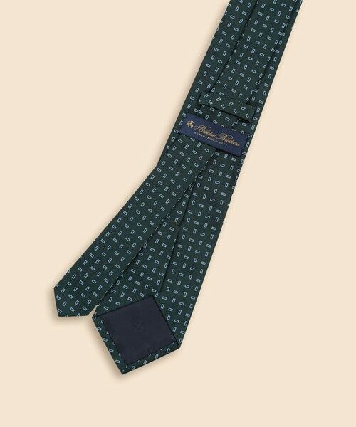 Brooks Brothers / ブルックス ブラザーズ ネクタイ | シルク　レクタングルモチーフ　ジャカードタイ | 詳細1