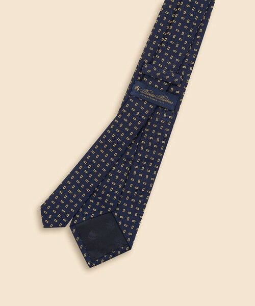 Brooks Brothers / ブルックス ブラザーズ ネクタイ | シルク　レクタングルモチーフ　ジャカードタイ | 詳細3