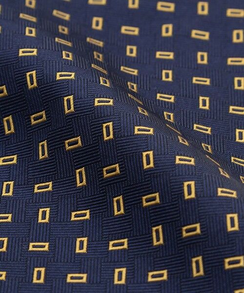 Brooks Brothers / ブルックス ブラザーズ ネクタイ | シルク　レクタングルモチーフ　ジャカードタイ | 詳細4