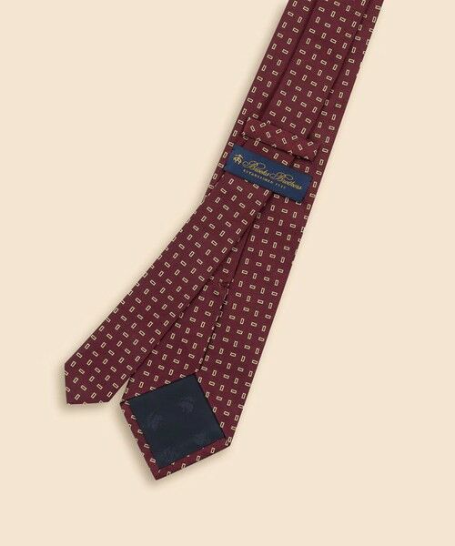 Brooks Brothers / ブルックス ブラザーズ ネクタイ | シルク　レクタングルモチーフ　ジャカードタイ | 詳細5