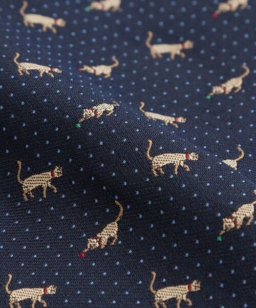 Brooks Brothers / ブルックス ブラザーズ ネクタイ | シルク　キャット×ドットモチーフ　ジャカードタイ | 詳細2