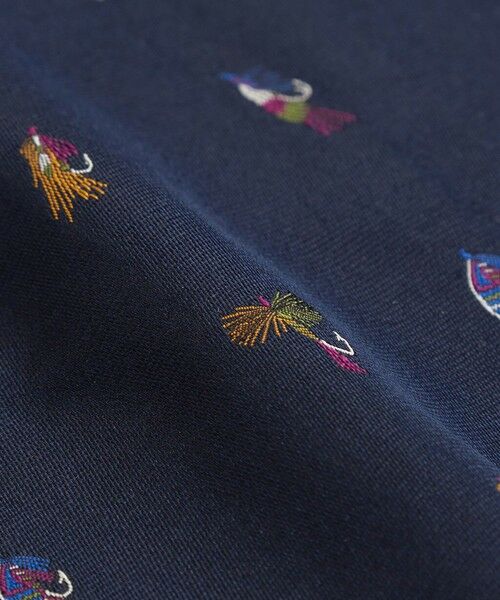 Brooks Brothers / ブルックス ブラザーズ ネクタイ | シルク　フライフィッシングモチーフ　ジャカードタイ | 詳細2
