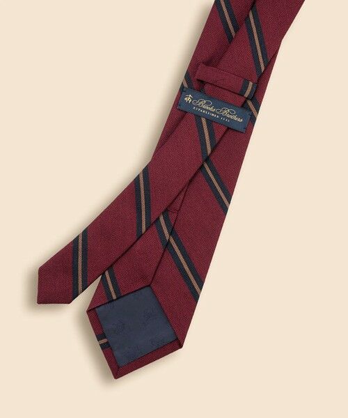 Brooks Brothers / ブルックス ブラザーズ ネクタイ | タッサーシルク　BB#2ストライプタイ | 詳細5