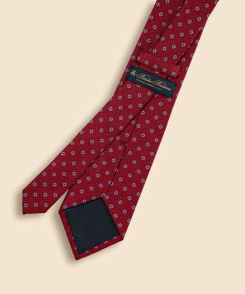 Brooks Brothers / ブルックス ブラザーズ ネクタイ | シルク　メランジ　フラワーモチーフ　ジャカードタイ | 詳細3