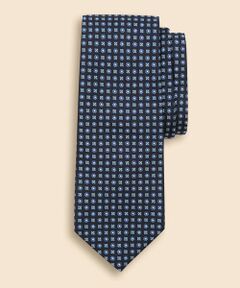 Brooks Brothers / ブルックス ブラザーズ ネクタイ | シルク　フローラルスクエア　ジャカードタイ