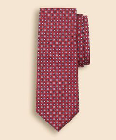 Brooks Brothers / ブルックス ブラザーズ ネクタイ | シルク　フローラルスクエア　ジャカードタイ