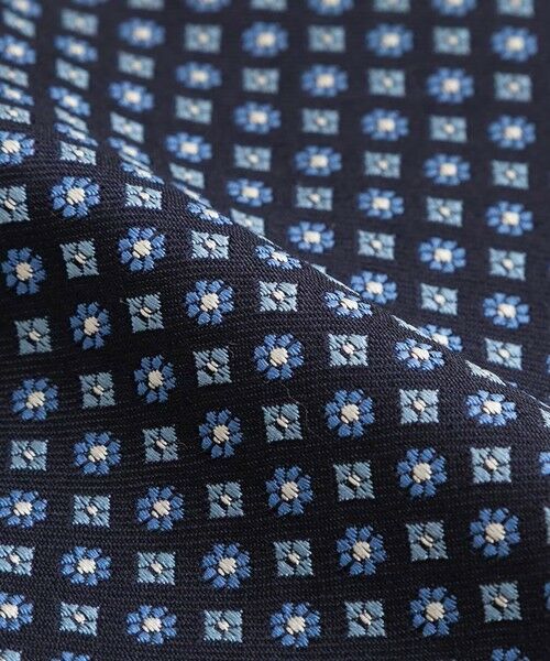 Brooks Brothers / ブルックス ブラザーズ ネクタイ | シルク　フローラルスクエア　ジャカードタイ | 詳細2
