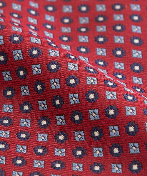 Brooks Brothers / ブルックス ブラザーズ ネクタイ | シルク　フローラルスクエア　ジャカードタイ | 詳細4